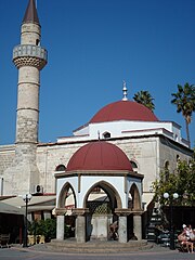 View with the minaret.