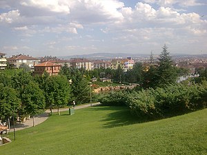 Vista do parque Gökçek