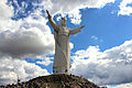 Statue du Christ Roi en Pologne.