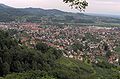 Blick vun dr Ruine Schaueburg uf Owerkirch