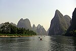 Flusslandschaft des Lijiang bei Guilin