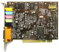 Creative Sound Blaster Live! 1024 soundcard upper view (chips)