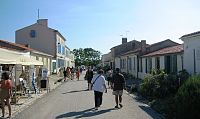 The main street in the village.