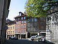 Schmiedengasse, rechts Kirchenterrasse