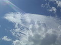 Cirrocumulus above Cumulus