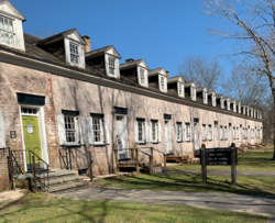 Historic Rowhouses in the Allaire Village of Wall Township