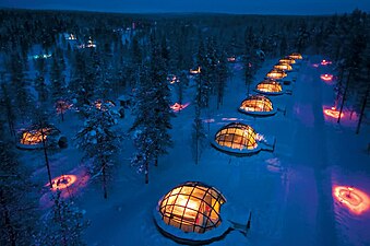 Igloo village of Kakslauttanen