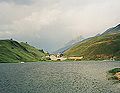 Lago della Maddalena mit Blick zur Passhöhe