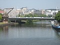 Wilhelm-Heinrich-Bridge (Мост Вилхелм-Хајнрих) со кран за обновување на мосто