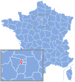 Localisation des Hauts-de-Seine