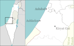 อัชเกล็อนตั้งอยู่ในAshkelon region of Israel