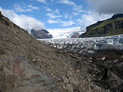 Outlet glacier Svínafellsjökull