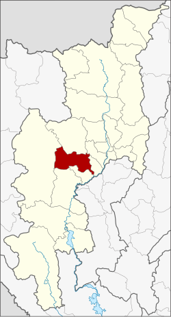 District location in Chiang Mai province