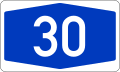 File:Bundesautobahn 30 number.svg