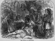 Depiction of Wamsutta 's death