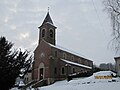 L'église en hiver.