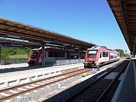 Bahnsteige in Groß-Umstadt Wiebelsbach