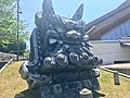 菊間瓦による吽形大鬼面瓦(愛媛県武道館親子鬼)/菊間緑の広場公園運動場