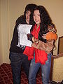 With a fan, Romania, 2007