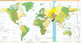 Localizzazione del fuso UTC+5