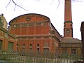 Das Berliner Pumpwerk im Radialsystem V nach Hobrecht, mit dem das Abwasser auf dem Wege zu den Berliner Rieselfeldern um 19 Meter hochgepumpt wurde