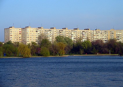 Apartment buildings in the Titan district