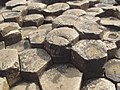 Naturally formed basalt columns