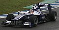 Nico Hülkenberg driving the Williams FW32 in Jerez.