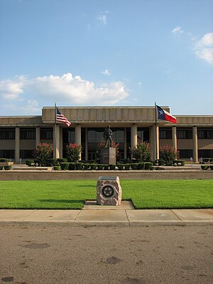 位於新波士頓（英语：New Boston, Texas）的鮑伊郡行政中心