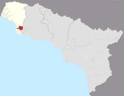 Location in Abkhazia