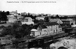 Station Frasnes-lez-Couvin omstreeks 1920