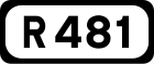 R481 road shield}}