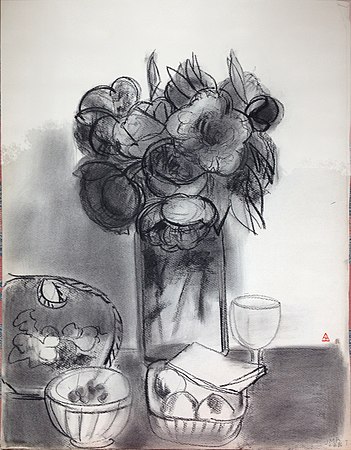 Pivoines de Jean-Max Albert 1989