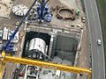 Montage der Tunnelbohrmaschine (12. März 2016)