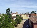 Una altra vista de Valdunquillo (l'edifici rosat és el palau dels Osorio)