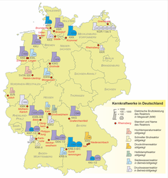 Kernkraftwerke in Deutschland (von Lencer)