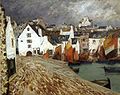 Charles Cottet : Douarnenez, (entre 1905 et 1907, galerie Hermain)