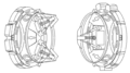 Figure 3-13. APAS-89 androgynous docking unit.