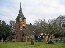 colour photograph of St Mary's church in 2009