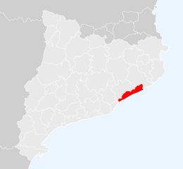 Maresme – Localizzazione