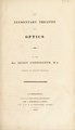 An Elementary Treatise on Optics by Henry Coddington