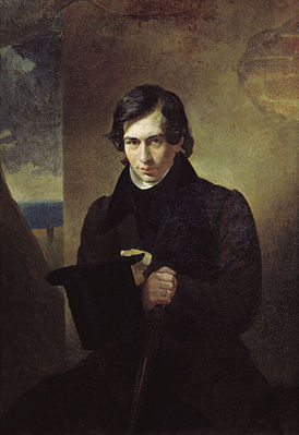 К. П. Брюллов. Портрет Н. В. Кукольника. 1836