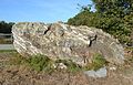 Le Pas de Gargantua (menhir couché).