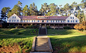 old hotel at the conference center in Marconi