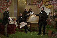 William H. Seward and Eduard de Stoeckl Negotiating the Alaska Purchase (1867)[1]