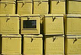 Ballot boxes used in the Philippines before automation was implemented on 2008 Autonomous Region in Muslim Mindanao regional elections on 11 August 2008