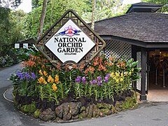 National Orchid Garden entrance, Singapore