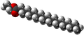 空間填充模型，乙酸乙酯，硬脂酸或硬脂酸乙基酯，一種產生於豆油或菜籽油和乙醇的乙基酯。