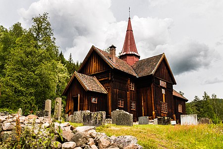 Rollag Stave Church by Zweisteinle