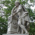 Copy of the Poets' Corner statue in Leicester Square, London